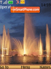 Capture d'écran Fountains thème
