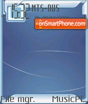 Capture d'écran Indigo Tech Light Pack OS7 thème