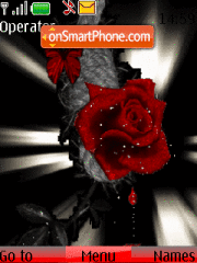 Скриншот темы Blood Rose