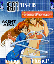 Agent Aika theme screenshot