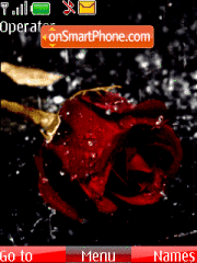 Rose Rain theme screenshot