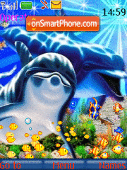 Capture d'écran Dolphin thème