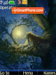 Night...wolf... Theme-Screenshot