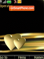 Скриншот темы Hearts, animation