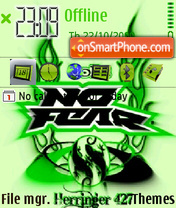 No Fear 01 theme screenshot