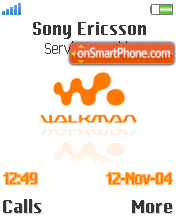 Walkman tema screenshot