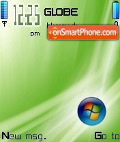 Capture d'écran Vista Green 02 thème