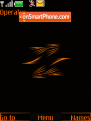 Capture d'écran Orange thème