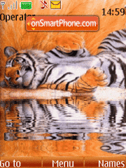 Tiger animated tema screenshot