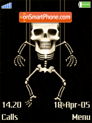 Skeleton Dance theme screenshot