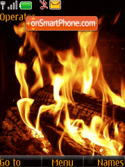 Near fireplace theme screenshot