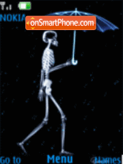 Скриншот темы Skeleton, flash animation