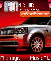 Range Rover Sport theme screenshot