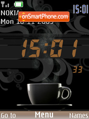 Coffee es el tema de pantalla