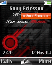 Xpress Music Animated tema screenshot