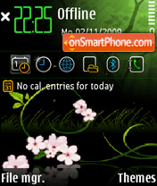 Adore Green theme screenshot