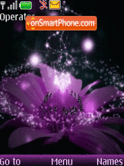 Magic flower theme screenshot