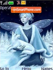 Winter fairy tale es el tema de pantalla