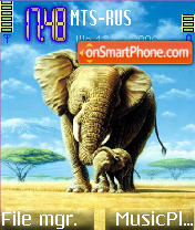 Elephant tema screenshot