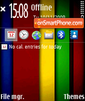 Colours 03 tema screenshot