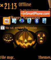 Happy Halloween Def es el tema de pantalla