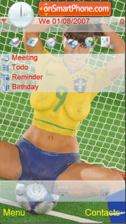 Brazil Paint theme screenshot