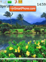 Tropic Nature tema screenshot