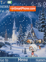 Winter1 animated tema screenshot
