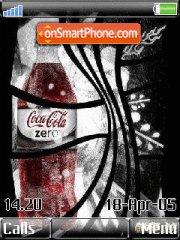 Capture d'écran Coca Cola ZERO thème