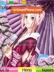 Sakura tema screenshot