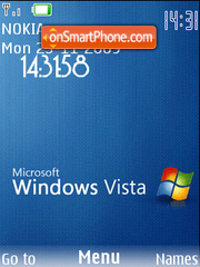 Windows Vista es el tema de pantalla