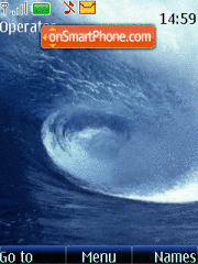 Blue wave Theme-Screenshot
