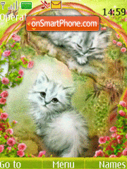 Kittys animated theme screenshot