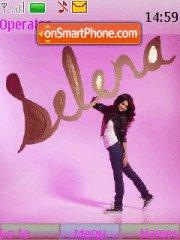 Capture d'écran Selena Gomez thème
