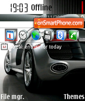 Audi R8 theme screenshot