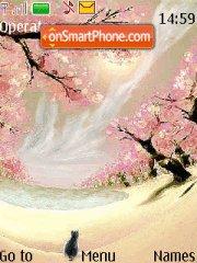 Flower Sakura theme screenshot