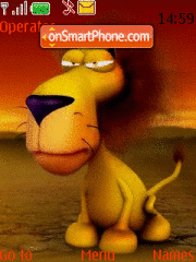 Capture d'écran Lion thème