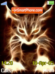 Capture d'écran Neon Cat thème