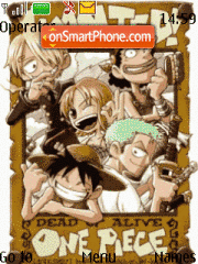 One Piece theme screenshot