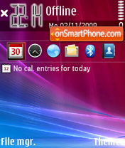 Red Vista 02 theme screenshot