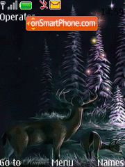 Wood fairy tale animated tema screenshot