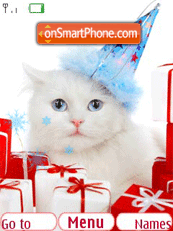 Capture d'écran Christmas cats thème