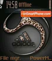 Adidas 40 tema screenshot