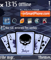 Capture d'écran Joker2 01 thème