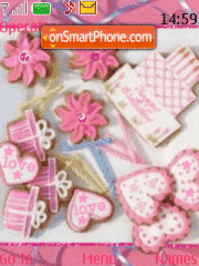 Capture d'écran Pink Cakes thème