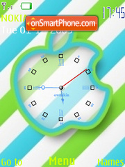 Swf Analog Clock tema screenshot