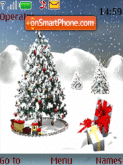 Christmas tree v1 es el tema de pantalla