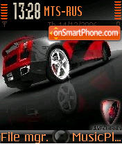 Lamborghini tema screenshot