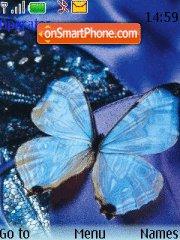 Blue Butterfly theme screenshot