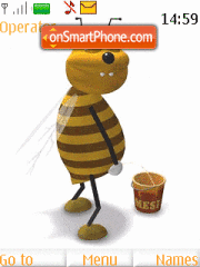 Angry Bee tema screenshot